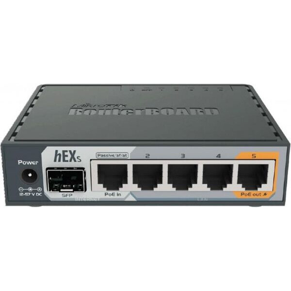 

Wi-Fi роутер MikroTik RouterBOARD RB760iGS hEX S