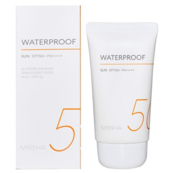 

Водостойкий солнцезащитный крем Missha All Around SPF50 + / PA ++++, 50 мл