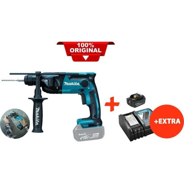 

Аккумуляторный перфоратор Makita DHR165Z+акк.18V 5 Ah+быстрозарядное ЗУ (DHR165RT)