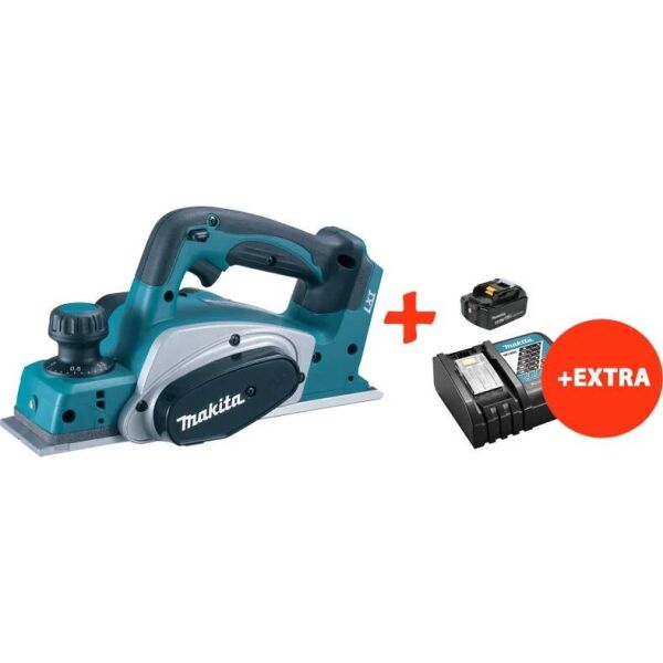 

Аккумуляторный рубанок Makita DKP180Z+акк.18V 5 Ah+быстрозарядное ЗУ (DKP180RT)