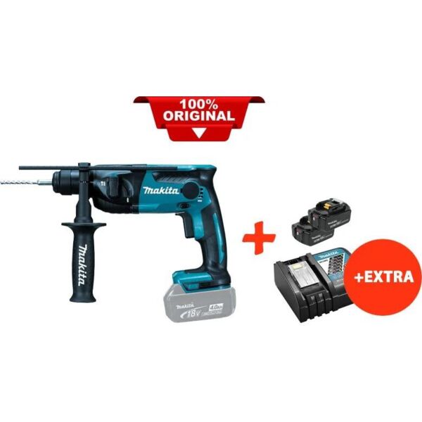 

Аккумуляторный перфоратор Makita DHR165Z+2 акк.18V 5 Ah+быстрозарядное ЗУ (DHR165RT2)