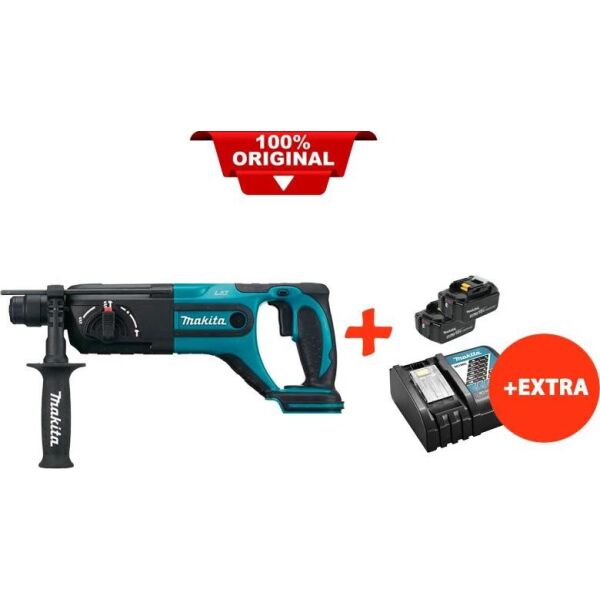 

Аккумуляторный перфоратор Makita DHR241Z+2 акк.18V 5 Ah+быстрозарядное ЗУ (DHR241RT2)