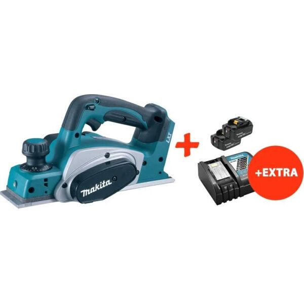 

Аккумуляторный рубанок Makita DKP180Z+2 акк.18V 5 Ah+быстрозарядное ЗУ (DKP180RT2)