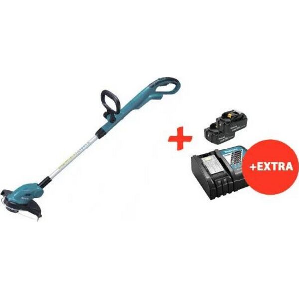 

Аккумуляторный триммер Makita DUR181Z+2 акк.18V 5 Ah+быстрозарядное ЗУ (DUR181RT2)