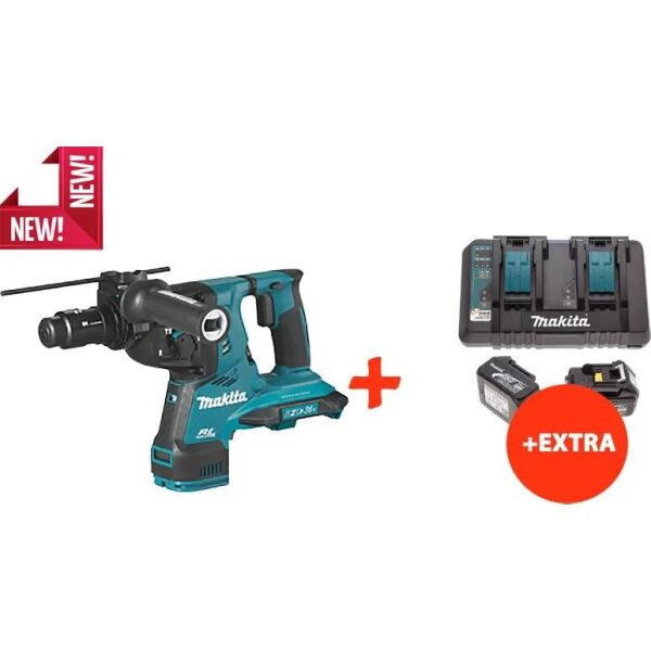 

Аккумуляторный перфоратор Makita DHR281Z+2 акк.18V 3 Ah+з/у (DHR281RDF2)