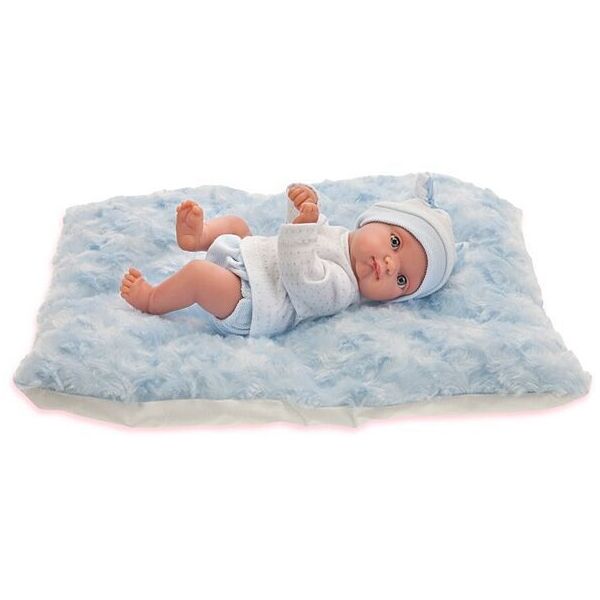 

Пупс Муфли в голубом с мягким виниловым телом 21 cm (см) (3903)
