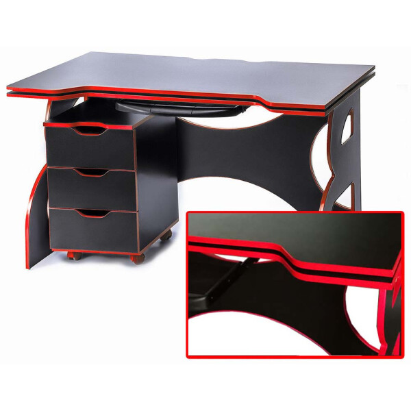 

Стол с тумбой Barsky Game Red HG-05/СUP-05/ПК-01
