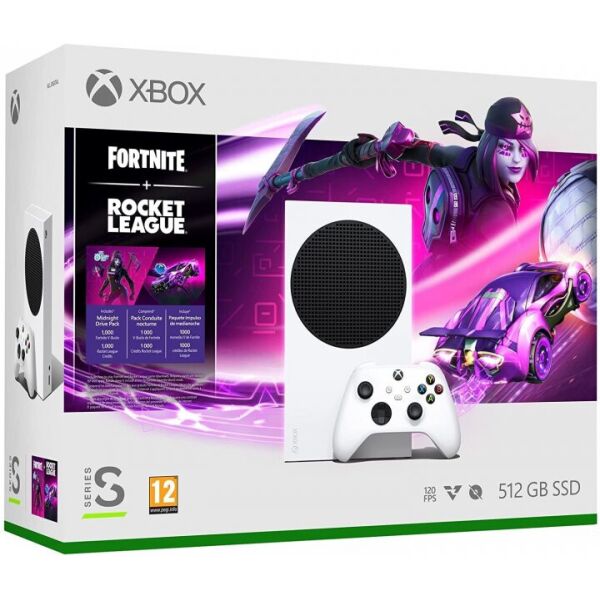 

Microsoft Xbox Series S 512GB Fortnite & Rocket League Bundle