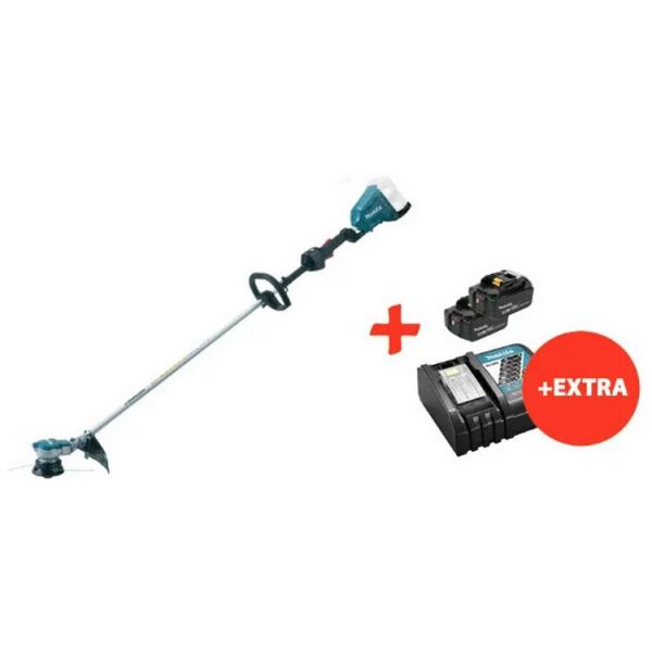 

Аккумуляторный триммер Makita DUR366LZ+2 акк.18V 5 Ah+быстрозарядное ЗУ (DUR366RT2)