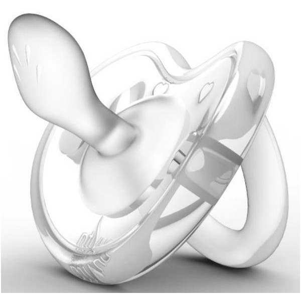 

Пустышка ортодонтическая Nuvita Orthosoft 0м+ белая NV7050White