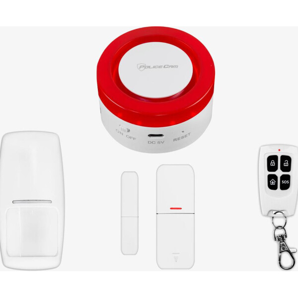

Комплект беспроводной Wi-Fi сигнализации PoliceCam WIFI Smart Siren