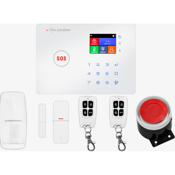 

Комплект беспроводной Wi-Fi сигнализации PoliceCam WIFI GSM 68W