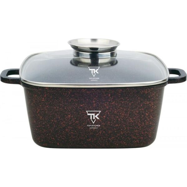 

Кастрюля мраморная Top Kitchen ТК00055/цвета: синий, черный в белую и черный в красную точку 24 см Np