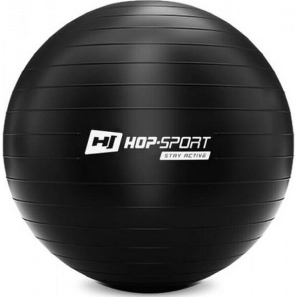 

Фитбол Hop-Sport 45 см черный + насос 2020 (5902308223479-1)