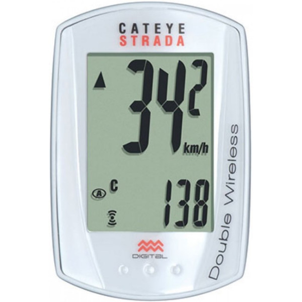 

Велокомпьютер CATEYE Strada Double Wireless white (13160008)