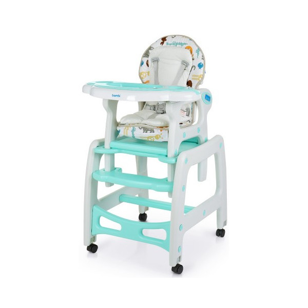 

Стульчик для кормления Bambi M 1563 (animal mint)