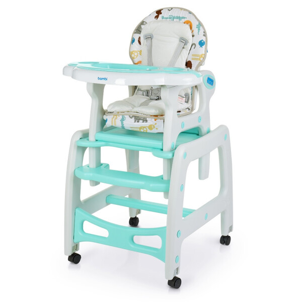 

Стульчик для кормления Bambi New M 1563 Animal Mint (M 1563)