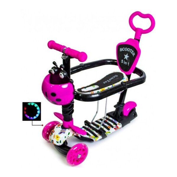 

Самокат Best Scooter 5 в 1 Batterfly (с бортиком и родительской ручкой)