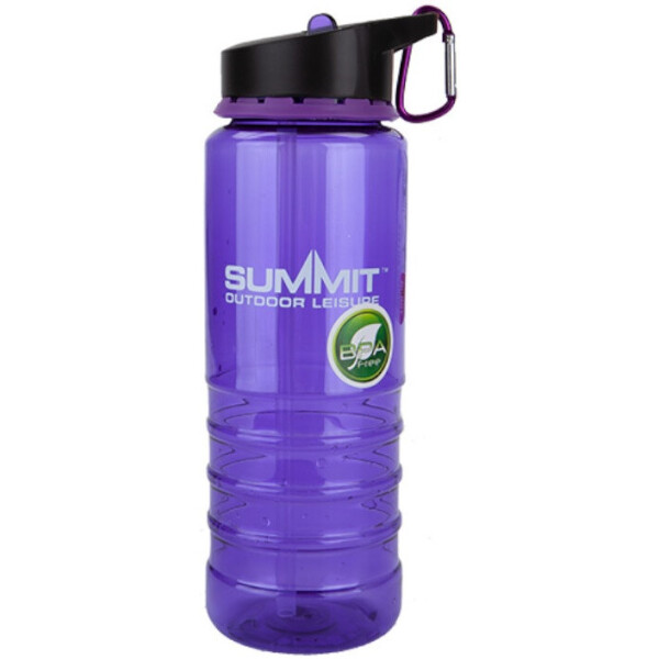 

Бутылка Summit Water Bottle Tritan с соломинкой и карабином фиолетовая 700 мл (20667)