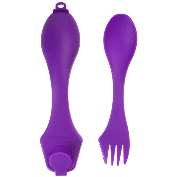 

Ложка-вилка в чехле Summit Quattro Dining Tool фиолетовая (17802)