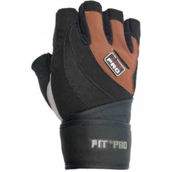 

Перчатки для тяжелой атлетики Power System S2 Pro FP-04 Black/Brown S