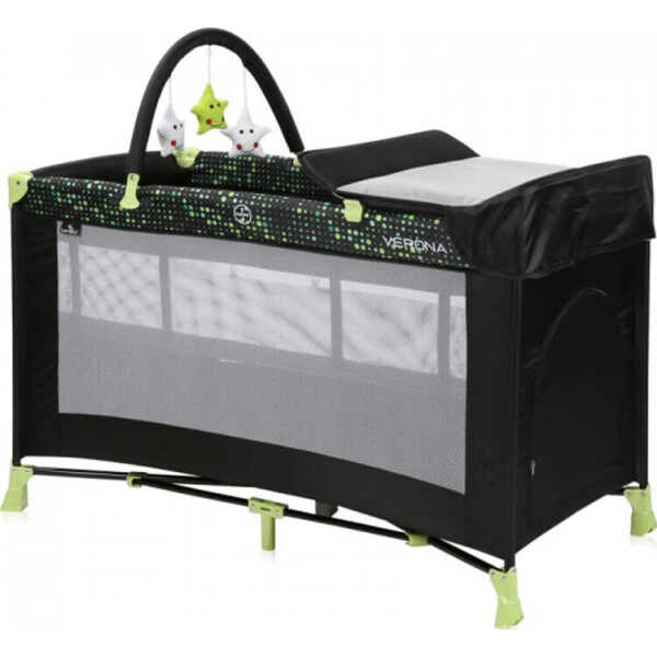 

Манеж Lorelli VERONA 2L+ (black/green dots)