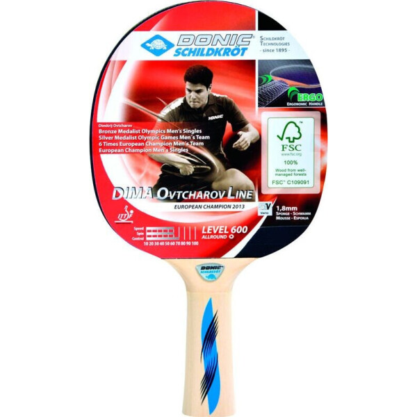 

Ракетки для настольного тенниса Donic Ovtcharov 600 FSC 724406