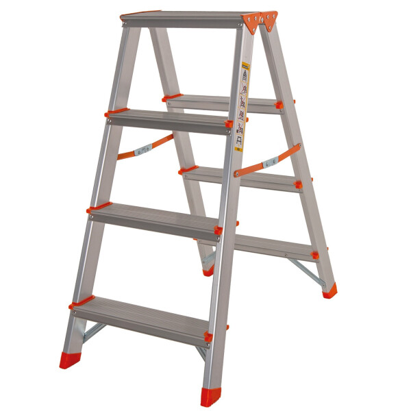 

Стремянка двусторонняя алюминиевая Laddermaster Polaris A5A4. 2x4 ступеньки