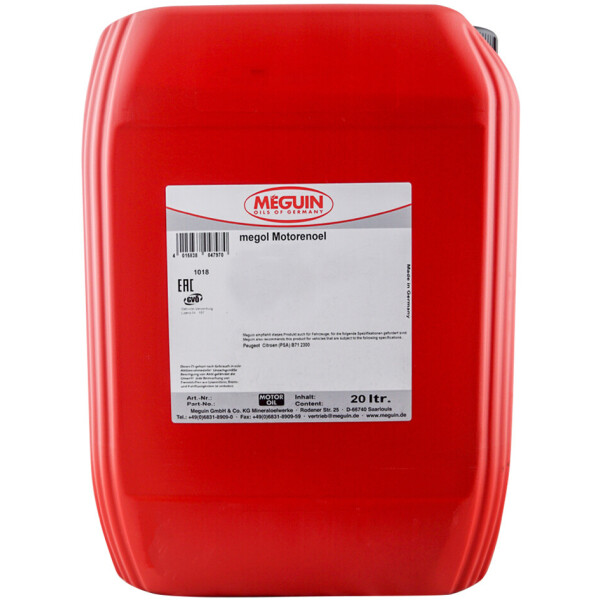 

Трансмиссионное масло Meguin HYPOID-GETRIEBEOEL TDL SAE 75W-90 20л