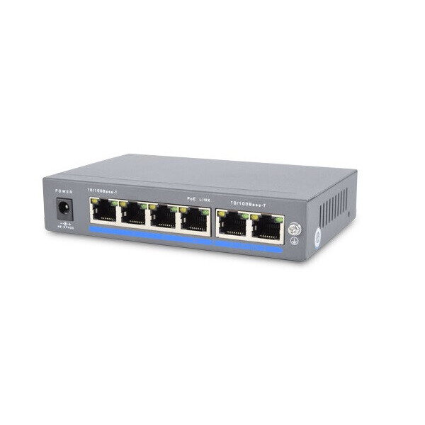 

Неуправляемый PoE-коммутатор ATIS PoE-1006-4P Pro с 4 портами PoE