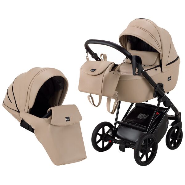 

Коляска универсальная 2 в 1 Bair Infinity BI-2238-AMO cappuccino