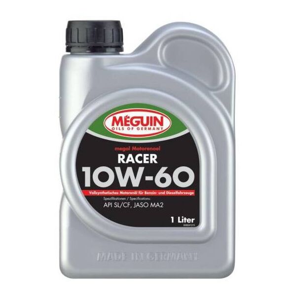 

Моторное масло Meguin RACER SAE 10W-60 1л