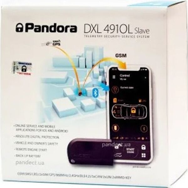 

GSM-сигнализация Pandora DXL 4910L Slave (W10544)