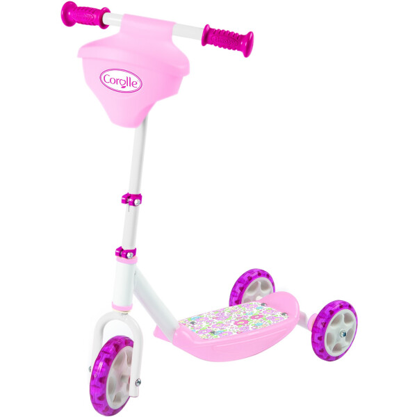 

Детский самокат Smoby Toys Королле с металлической рамой трехколесный 55 х 32 х 70 см Розовый (750179)
