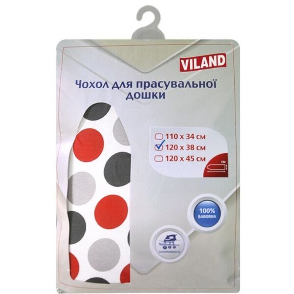 

Чехол для гладильной доски Viland 120x38 см. MM10263