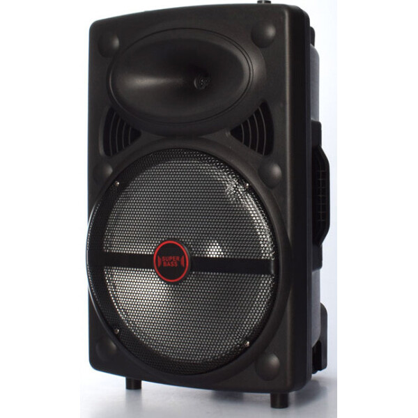 

Портативная аккумуляторная Bluetooth колонка LT-1203 с микрофоном и пультом д/у, светодиодная