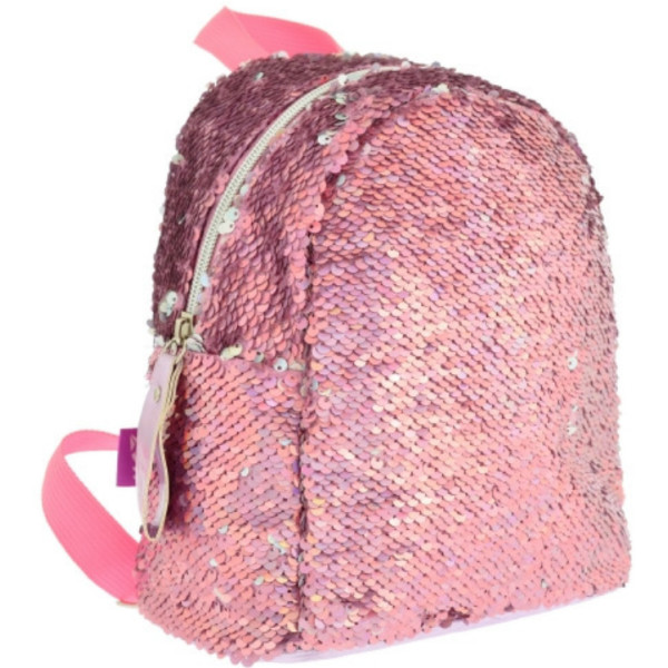 

Рюкзак молодежный Yes с паетками GS-02 "Pink" (557651)