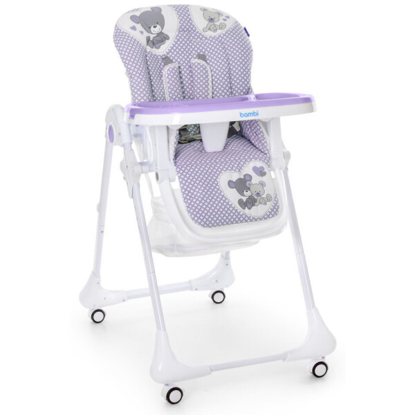 

Стульчик для кормления Bambi Teddy Lilac (M 3233)