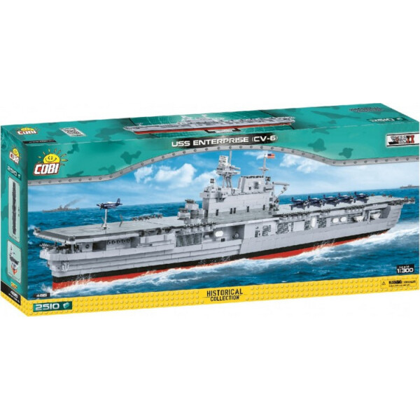 

Конструктор COBI Авианосец "Энтерпрайз", 2510 деталей (COBI-4815)