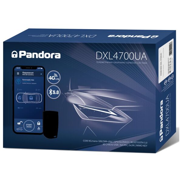 

Сигнализация Pandora DXL4700UA (комплектация DXL4710) (31976)