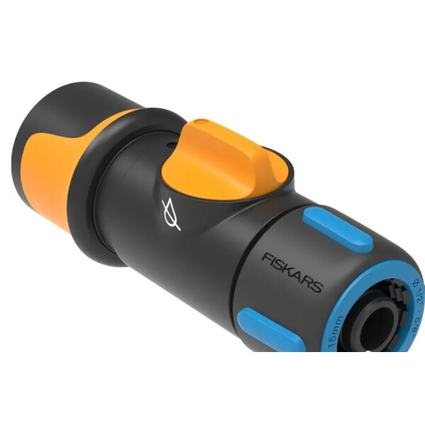 

Соединитель Fiskars 13-15мм с механизмом включения / выключения (1027086)