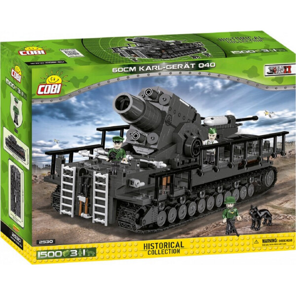 

Конструктор COBI 600-мм самоходная мортира "Карл", 1500 деталей (COBI-2530)