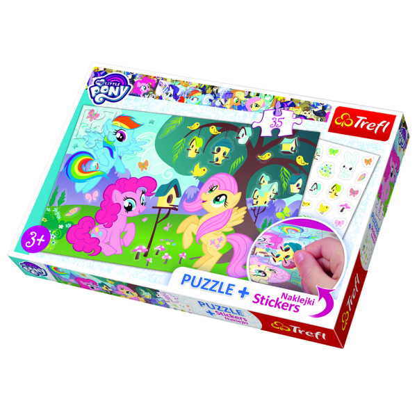 

Пазл Trefl Hasbro Пони и птичье дерево 35 элементов (75116)