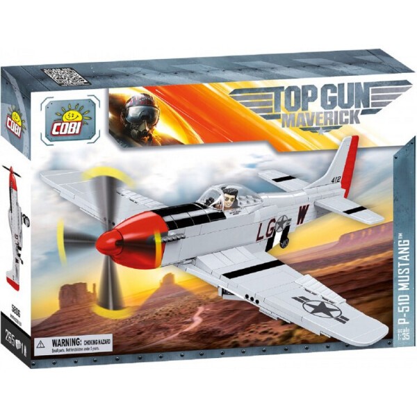 

Конструктор COBI Топ Ган 2 Истребитель P-51 "Мустанг", 262 деталей (COBI-5806)