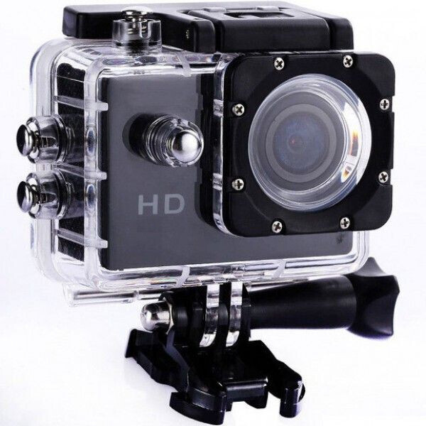 

Экшн-камера с креплениями в аквабоксе Action Camera D 6000