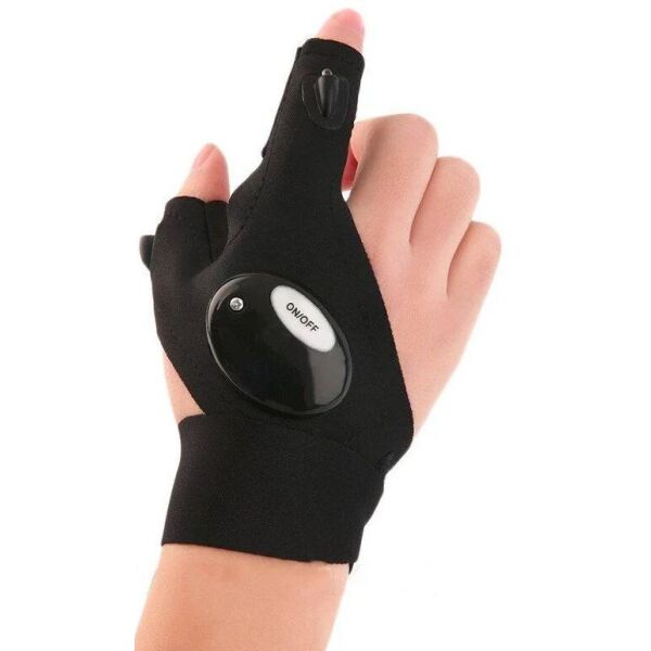 

Перчатки со встроенным фонариком Glove Light с фонариком