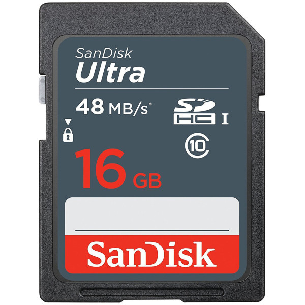 

SanDisk 16GB SDHC C10 UHS-I R48MB/s Ultra (SDSDUNB-016G-GN3IN)