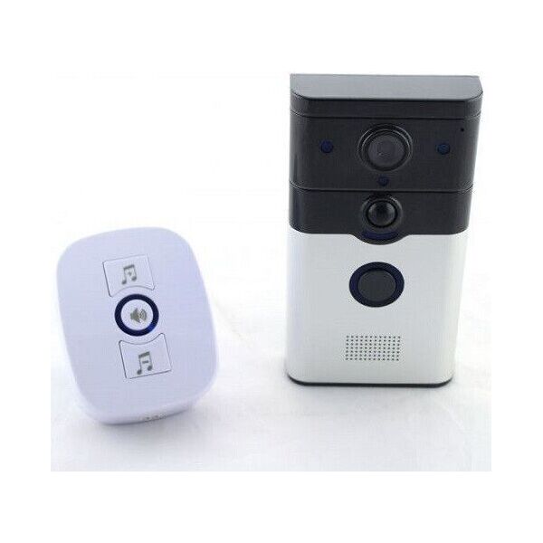 Акція на Дверная Видеокамера Звонок Smart Doorbell Домофон CAD 720P Wi-Fi від Allo UA