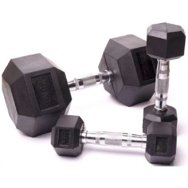 

Гантельный ряд гексагональный от 2.5 до 25кг (10 пар). Fitnessport (D-05 2,5/25kg)