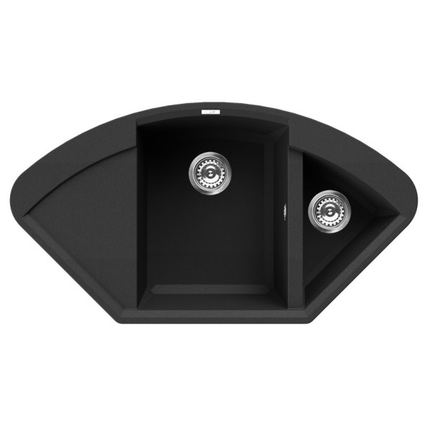 

Кухонная мойка ELLECI EASY CORNER FULL BLACK 40